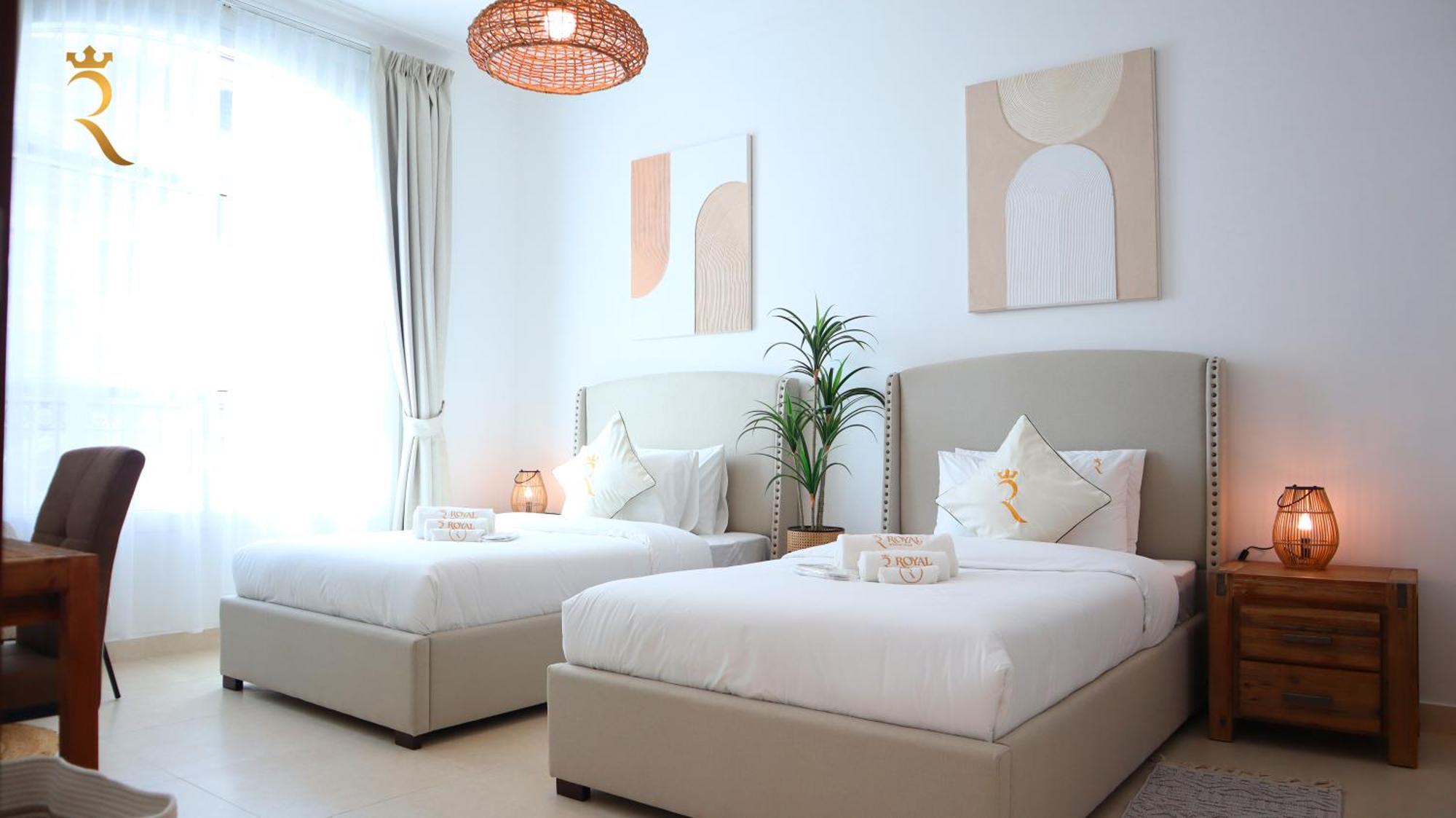 Elegant 2br Golf View Oasis With Maids In Yas Island Appartement *